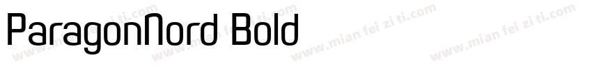 ParagonNord Bold字体转换